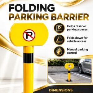 Folding Parking Barrier – ARCAD product poster