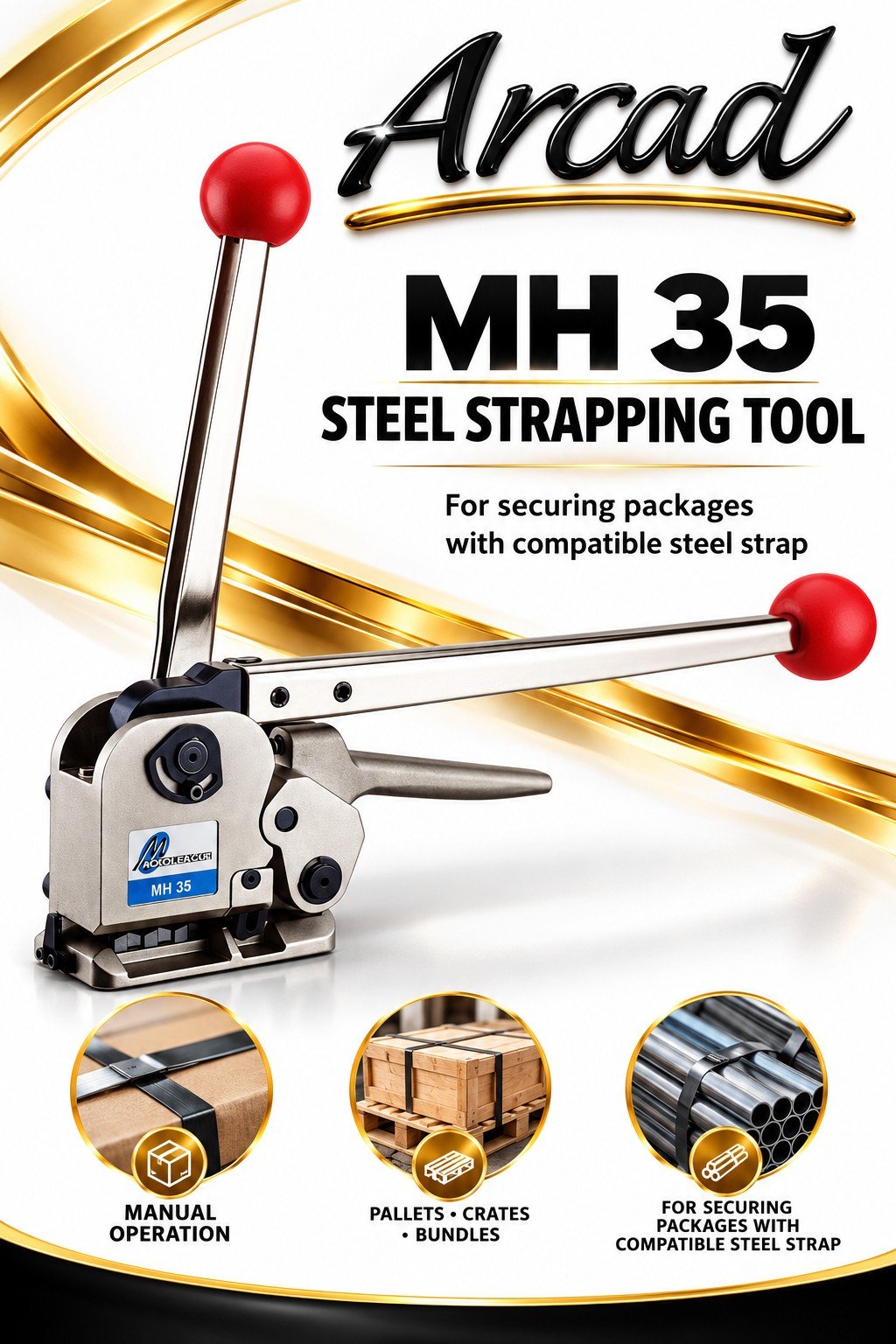MH 35 Steel Strapping Tool